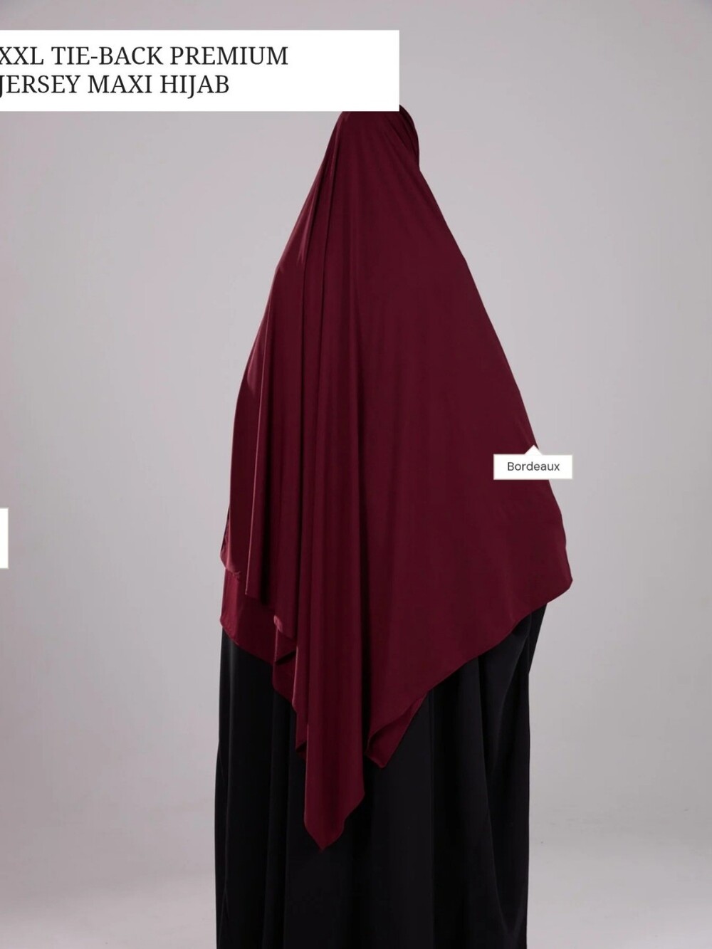Ayada Burgundy Jersey Hijab Scarf